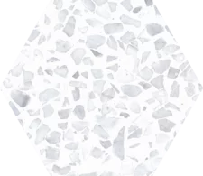 Riazza Hexagon Gray 23,2x26,7 cm