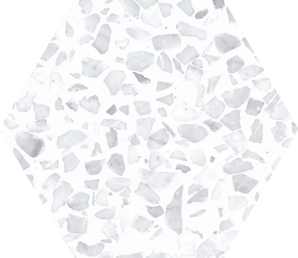 Riazza Hexagon Gray 23,2x26,7 cm