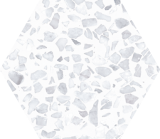 Riazza Hexagon Gray 23,2x26,7 cm