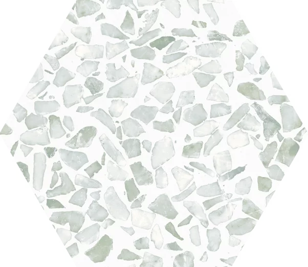 Riazza Hexagon Green 23,2x26,7 cm