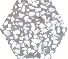 Riazza Hexagon Grigio 23,2x26,7 cm