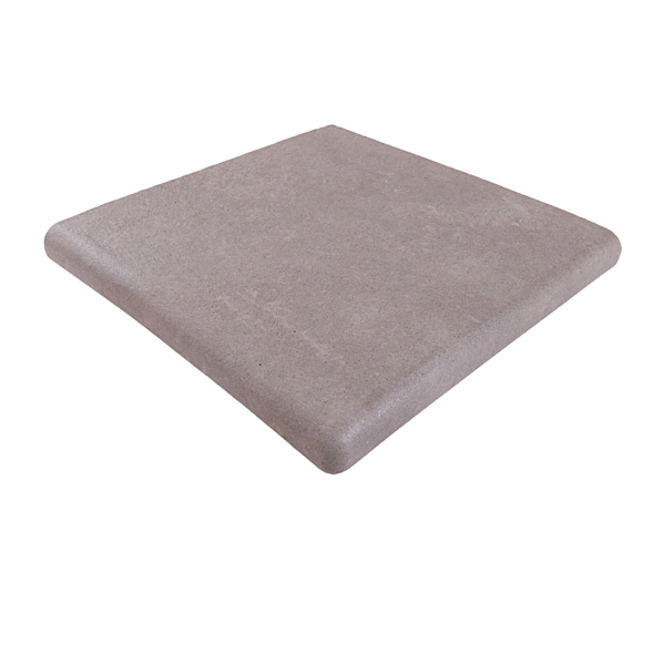Rohový schod Orión Gris oblý protišmykový 33 cm