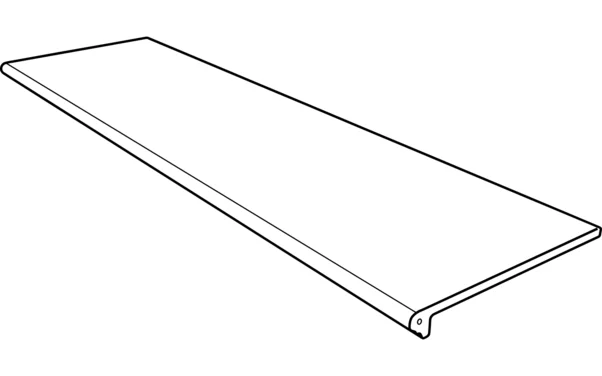 Schod Carrara Blanco oblý 120 cm