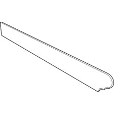 Schodová krytka Rodeno Nogal oblá pravá