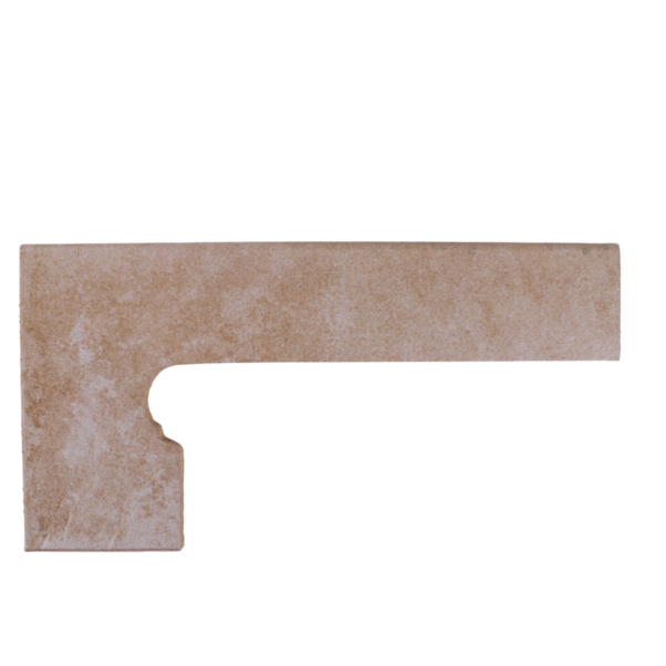 Schodový sokel Antic Ceniza oblý ľavý