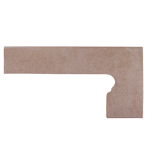 Schodový sokel Antic Ceniza oblý pravý