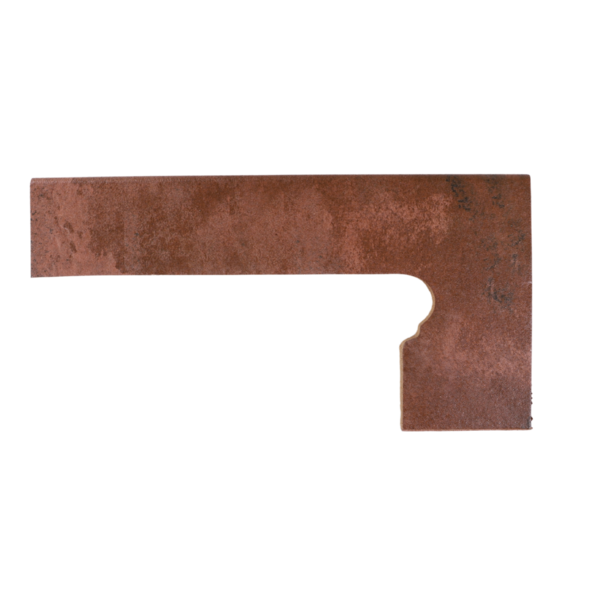 Schodový sokel Antic Marrón oblý pravý