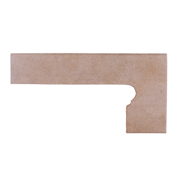 Schodový sokel Capri Beige oblý pravý