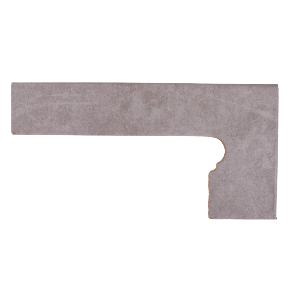 Schodový sokel Capri Gris oblý pravý