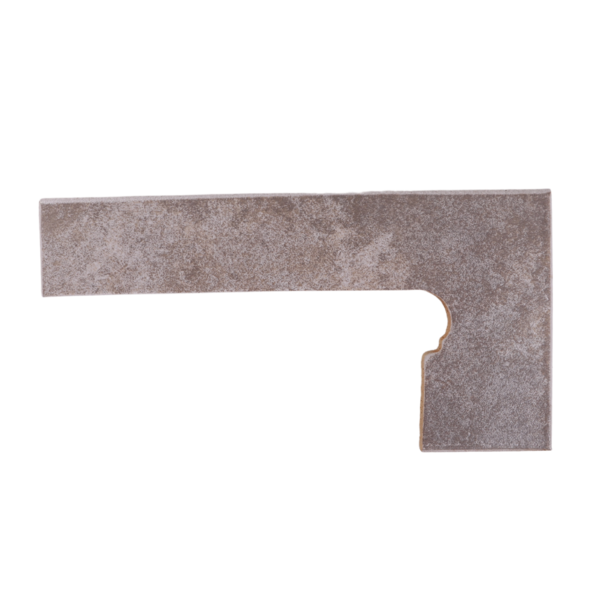 Schodový sokel Mytho Acero oblý pravý