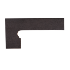 Schodový sokel Orión Antracita oblý ľavý