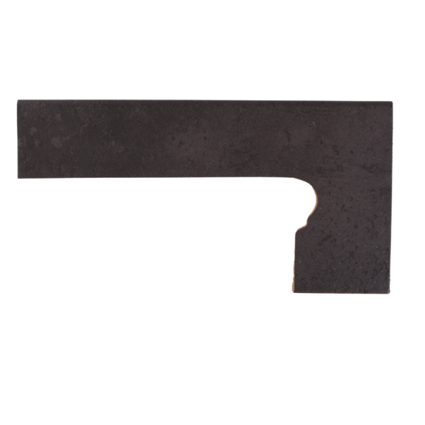 Schodový sokel Orión Antracita oblý pravý