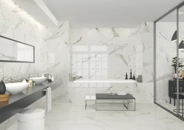 Statuario Blanco Brillo 60×60 cm