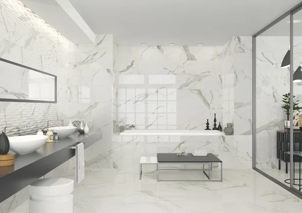 Statuario Blanco Brillo 60×60 cm