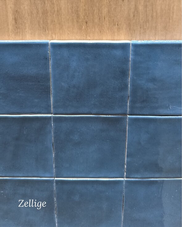 Zellige Marine 10x10 cm