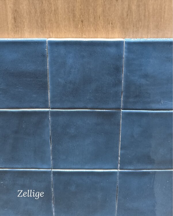 Zellige Marine 10x10 cm